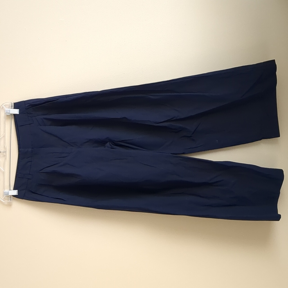0P Old Navy Petite Extra High-Rise Adjustable Waist Blue Pants 0 Petite